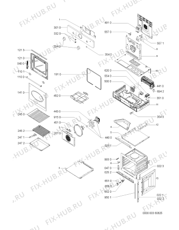 Схема №1 G2P63RBK (F092196) с изображением Ручка двери для духового шкафа Indesit C00340087