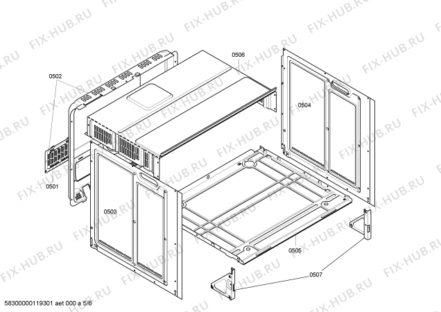 Схема №1 HE100610C с изображением Фронтальное стекло для электропечи Siemens 00476203