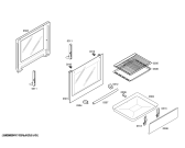 Схема №1 HSV624050T с изображением Фронтальное стекло для духового шкафа Bosch 00243790