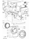 Схема №1 AWOE 8750 с изображением Обшивка для стиральной машины Whirlpool 480111102366