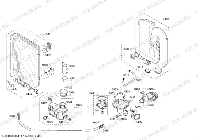 Схема №1 SN28M252DE с изображением Набор кнопок для посудомойки Siemens 00612113