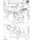 Схема №1 AWM 5065 с изображением Обшивка для стиралки Whirlpool 481245213741