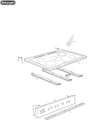 Схема №1 DEF905E с изображением Винт для плиты (духовки) DELONGHI 001327