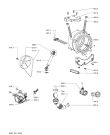 Схема №1 AWOD46059 (F091442) с изображением Модуль (плата) для стиралки Indesit C00321179