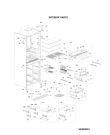 Схема №1 HPSN4TAIN (F105687) с изображением Всякое для холодильной камеры Indesit C00511052