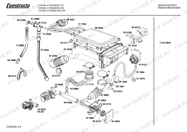 Схема №1 CV53600591 CV536 с изображением Вставка для ручки для стиральной машины Bosch 00087242