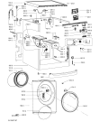 Схема №1 AWOE 9512 с изображением Модуль (плата) для стиралки Whirlpool 481010509988