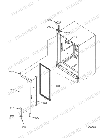 Схема №1 G25E FSB23IX с изображением Заглушка для холодильника Whirlpool 482000005890