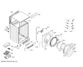Схема №1 WD14H461FF iQ500 с изображением Панель управления для стиралки Siemens 00740097