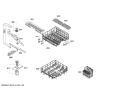 Схема №1 SMS40E28EU с изображением Передняя панель для посудомоечной машины Bosch 00675345