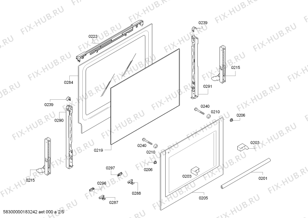 Схема №1 HBA11B150Z H.BO.NP.LK/.IN.GLASS.B1/.X.ME_TI// с изображением Блок подключения для духового шкафа Bosch 00631266