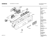 Схема №1 SE35A560II с изображением Передняя панель для посудомоечной машины Siemens 00366040