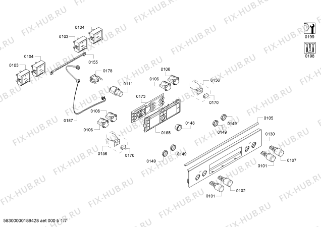 Схема №1 HCA855850R с изображением Фронтальное стекло для электропечи Bosch 00773537