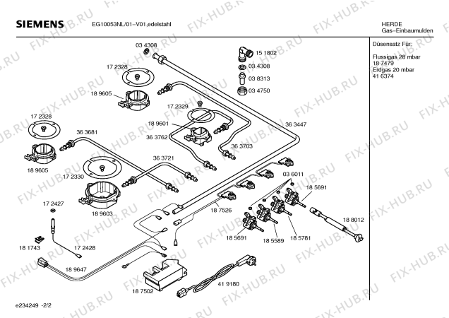 Взрыв-схема плиты (духовки) Siemens EG10053NL Siemens - Схема узла 02