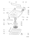 Схема №1 AKS 621 AL-1 с изображением Затвор для вентиляции Whirlpool 481246698979