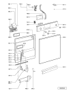 Схема №1 GSFS 5411 с изображением Панель для посудомоечной машины Whirlpool 481254378502