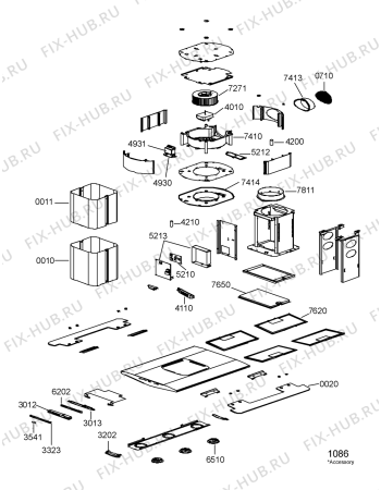 Схема №1 AKR 909 IX с изображением Соединитель для вентиляции Whirlpool 481952648553