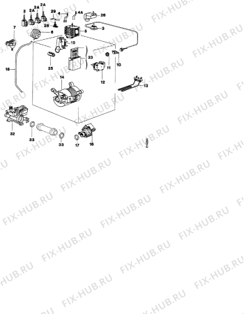 Взрыв-схема стиральной машины Zanker WTT2160 - Схема узла Electrical equipment