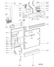 Схема №1 ADG 5609 IX с изображением Модуль (плата) управления для посудомойки Whirlpool 480140101232
