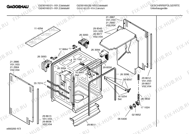 Схема №1 GI230160 с изображением Краткая инструкция для электропосудомоечной машины Bosch 00584773