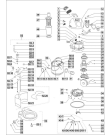 Схема №1 VC1800WD (290228, VC-096) с изображением Электропомпа для мини-пылесоса Gorenje 262292