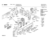 Схема №1 0722054163 V693 с изображением Панель для стиральной машины Bosch 00117344
