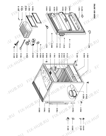 Схема №1 ART418G (F092321) с изображением Запчасть для холодильной камеры Indesit C00344662