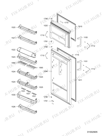 Схема №1 WBM 650/IX с изображением Компрессор для холодильной камеры Whirlpool 480132102177