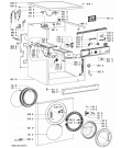 Схема №1 PWF 1645 с изображением Декоративная панель для стиральной машины Whirlpool 480111104385