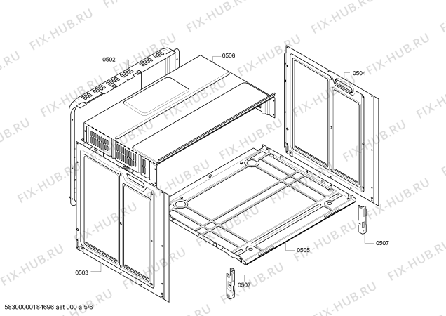 Схема №1 CB10453 с изображением Панель управления для плиты (духовки) Bosch 00790870