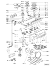Схема №1 HMC 615/01 WS с изображением Труба для плиты (духовки) Whirlpool 481931039304