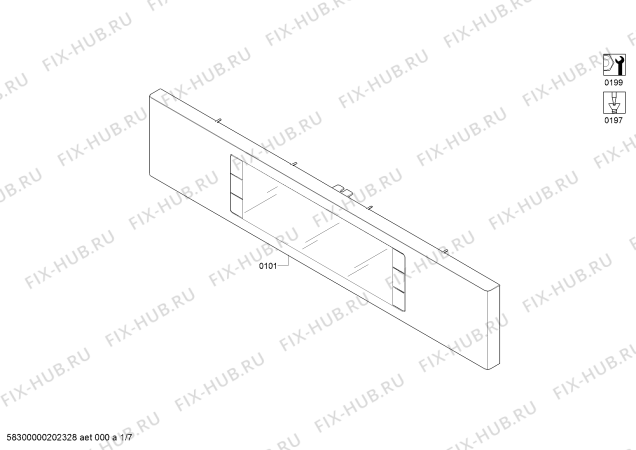 Схема №1 HMC87151UC Bosch с изображением Панель для микроволновки Bosch 00771135