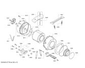 Схема №1 WAE24461NL Bosch Maxx 7 с изображением Опорная ножка для стиралки Bosch 00605139