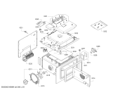 Схема №1 BS475100 с изображением Рамка для духового шкафа Bosch 00770143