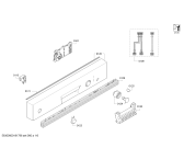 Схема №1 SMI30D05EU с изображением Панель управления для посудомойки Bosch 00740596