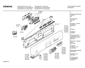 Схема №1 SE54A534FF с изображением Передняя панель для электропосудомоечной машины Siemens 00434656