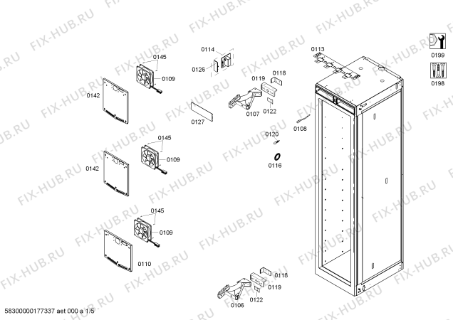 Схема №1 CIW24MIIR7 с изображением Уплотнитель двери для холодильника Bosch 00710328