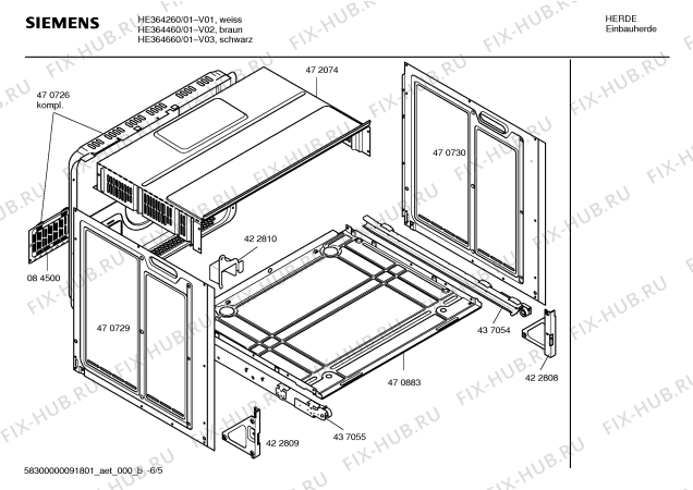 Схема №1 HE364560 с изображением Инструкция по эксплуатации для духового шкафа Siemens 00597090