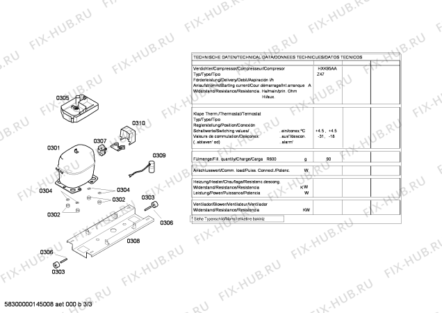 Схема №1 KG39VX47 с изображением Дверь для холодильника Siemens 00249517