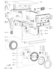 Схема №1 AWO/D 62800 с изображением Модуль (плата) для стиралки Whirlpool 480111100916