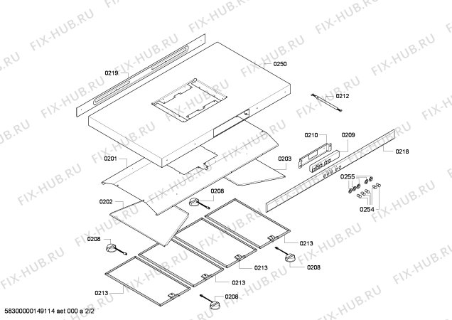 Схема №1 HPIB48HS с изображением Инструкция по эксплуатации для вытяжки Bosch 00383977