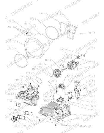 Схема №1 AZA97901 (F090180) с изображением Модуль (плата) для стиралки Indesit C00325174