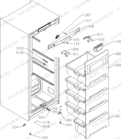 Схема №1 F6152ARD (412392, ZOS2467) с изображением Дверца для холодильника Gorenje 420255