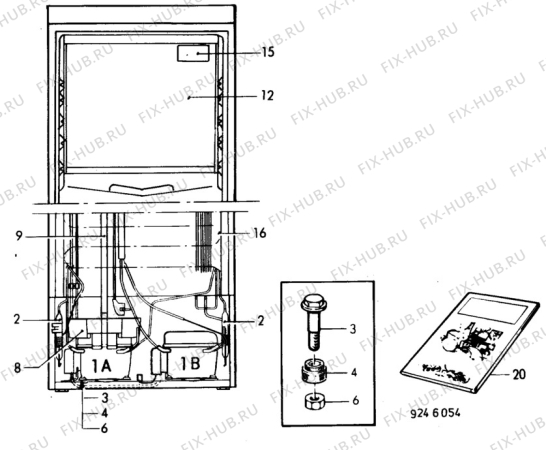 Взрыв-схема холодильника Privileg 014.891/6 - Схема узла C10 Cold, users manual