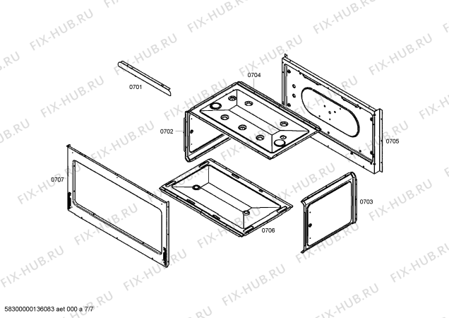 Схема №1 HG19651NE с изображением Комплект форсунок для электропечи Siemens 00602634