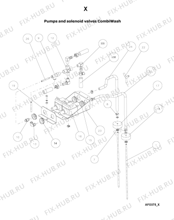 Схема №1 AFO 378 с изображением Всякое для комплектующей Whirlpool 483286011584