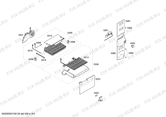 Схема №1 P1KNB3910B с изображением Дверь для холодильника Bosch 00249826