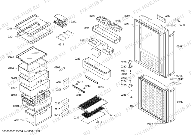 Схема №1 KGF29A45 с изображением Декоративная панель для холодильника Bosch 00665259