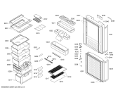 Схема №1 KGF29A45 с изображением Декоративная панель для холодильника Bosch 00665259