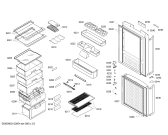 Схема №1 KGF29A45 с изображением Крышка для холодильника Bosch 00608379